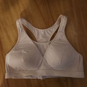 White sports bra